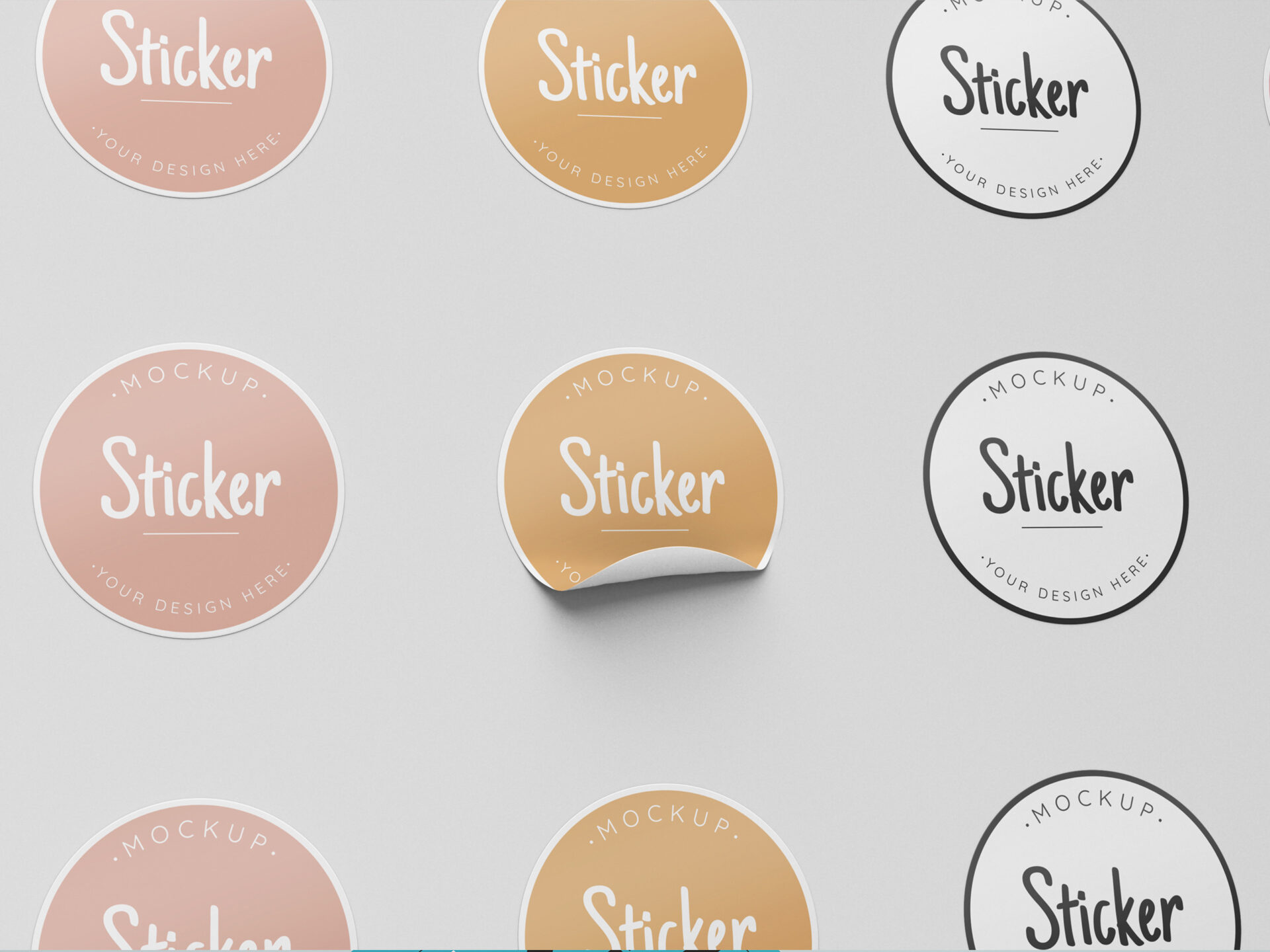Circle Stickers - Portal Digital